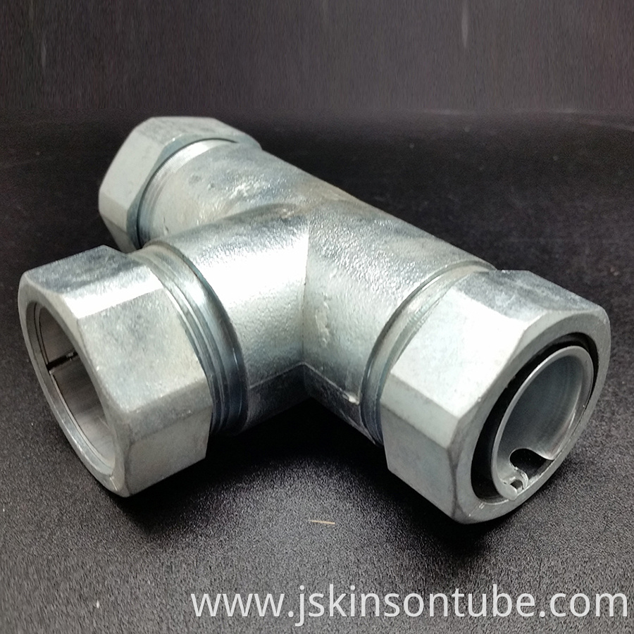 3 Way T Shaped Flexible Metal Hose Joints 3